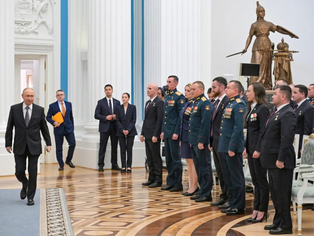 В Кремле прошла встреча Владимира Путина с ветеранами СВО